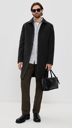 REIGNING CHAMP معطف صوف متعرج للرجال in Saudi Arabia
