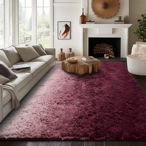 4X6 Dark Grey Area Rugs Modern Home Decorate Soft Fluffy Carpets for Living Room Bedroom Kids Room Fuzzy Plush Non-Slip Floor Area Rug Fluffy Indoor Carpet in Saudi Arabia