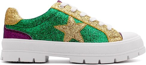 Laforst Mardi Gras Women's Glitter Nonslip Sneaker Shiny Sequin Shoes in Saudi Arabia