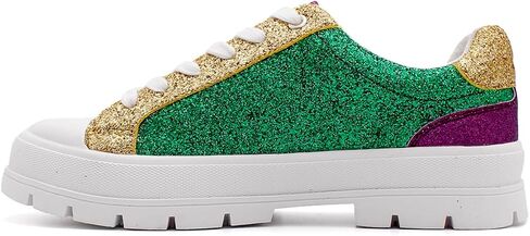 Laforst Mardi Gras Women's Glitter Nonslip Sneaker Shiny Sequin Shoes in Saudi Arabia