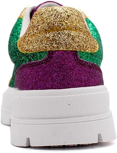 Laforst Mardi Gras Women's Glitter Nonslip Sneaker Shiny Sequin Shoes in Saudi Arabia
