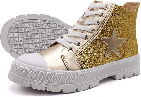 Laforst Mardi Gras Women's Glitter Nonslip Sneaker Shiny Sequin Shoes in Saudi Arabia