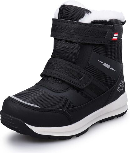 UOVO Kids Boys Girls Winter Snow Boots Shoes Waterproof Fleece Fur Lined Hiking Sneaker Outdoor Boots （Little Kids/Big Kids） in Saudi Arabia