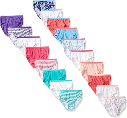 Hanes Girls' 18-Pack Brief Bundle in Saudi Arabia