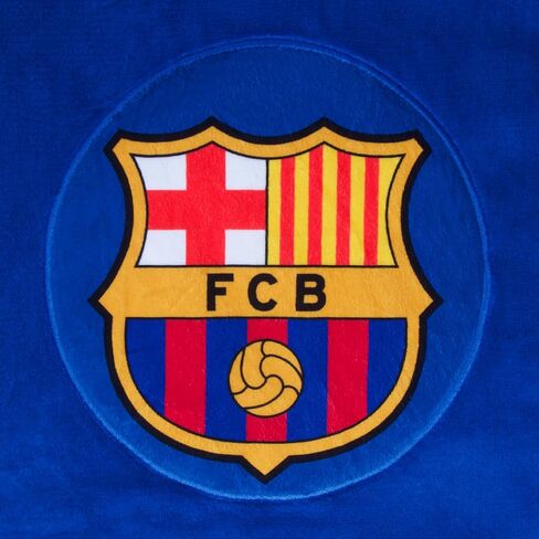 FC Barcelona Kids Oversized Hoodie Blanket - Sherpa Fleece Lined Official Soccer Gift in Kuwait