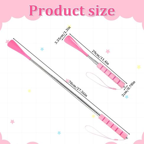 1 Pack Shoe Horn Retractable Shoe Horn Long Handle Foldable Telescopic Shoehorn Shoes Puller Shoes Helper Tool for Seniors Extended Travel Pregnant Women, 12" to 24" Adjustable in Saudi Arabia