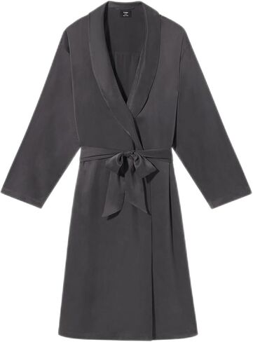 Lunya Washable Silk Robe - Thermoregulating Silk Robes for Men - Luxurious Washable Silk Fabric - Comfortable Loungewear in Saudi Arabia