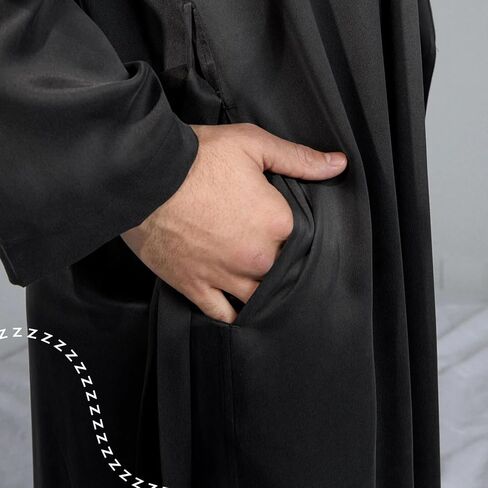 Lunya Washable Silk Robe - Thermoregulating Silk Robes for Men - Luxurious Washable Silk Fabric - Comfortable Loungewear in Saudi Arabia