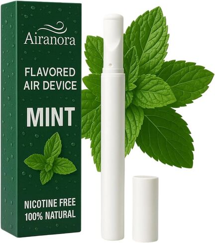 Mint Flavored Air Device | Smokeless Inhaler | Nicotine-Free | Non-Electric Portable Fresh Aroma Stick | 100% Natural Plant-Based Refreshment in Saudi Arabia