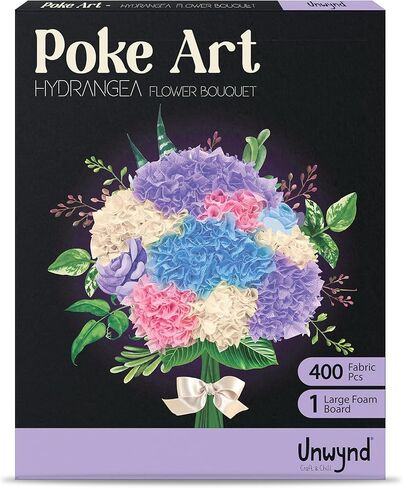 باقة زهور Unwynd Poke Art، فنون وحرف يدوية خالية من الفوضى للبالغين، ديكور منزلي DIY، مجموعات حرفية للمراهقين، هدايا للنساء والرجال in Kuwait