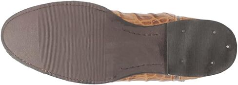 Dingo Mens Trail Boss Alligator Embroidered Round Toe Pull On Casual Boots Mid Calf - Black in Saudi Arabia