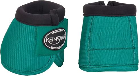 Reinsman Apex Protective Bell Boots Black Large in Saudi Arabia