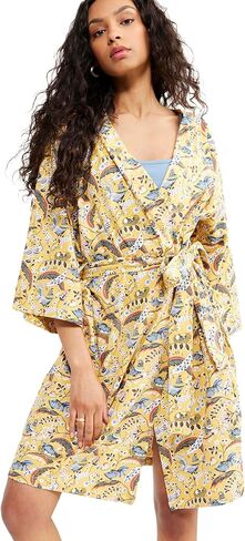 womens Cotton Cozy Knit Robe (Extended Size Range) in Saudi Arabia