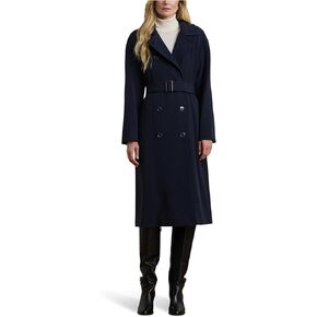 Lauren Ralph Lauren womens Crepe Db Belted Trench 45" in Saudi Arabia