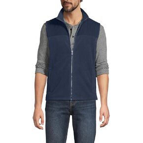 Lands' End Men's Anyweather RainDefense Fleece Vest Large Radiant Navy in Saudi Arabia