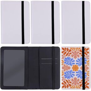 Framendino, 10 Pack Sublimation Passport Holder Covers Heat Transfer Wallet for Business Cards 2 Colors in Saudi Arabia