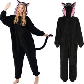 الحيوان نيسيي الكبار منامة مضحك الفانيلا هوديي قطعة واحدة زي عيد الميلاد هالوين تأثيري ملابس خاصة للنساء الرجال in Kuwait