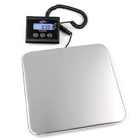 Weighmax W-2809 90 LB X 0.1 OZ مقياس بريدي رقمي من الفولاذ المقاوم للصدأ، مقياس شحن مع محول تيار متردد، حزمة واحدة in Kuwait