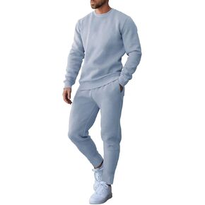 Men Tracksuits 2 Piece Sets Casual Sweatsuits Long Sleeve Athletic Jogging Suits Outfit Set in Saudi Arabia