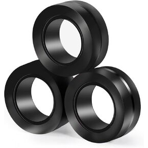 Fingers Magnetic Ring Fidget Toys Colorful Silent Magnetic Rings for Anxiety 9pcs Magnetic Ring Fidget Toys for Adults Teens and Kids Halloween Party Favors for Kids in Saudi Arabia