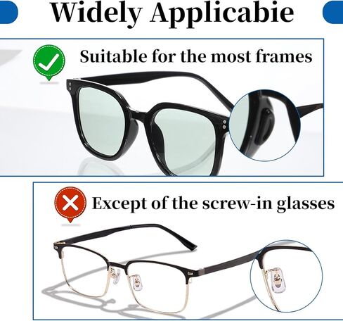 20 Pairs Eyeglass Nose Pads for Glasses Anti-Slip Stick On Silicone Cushions Soft Comfortable Replacement Adhesive Nosepads Reduce Pressure Prevent Slipping for Sunglasses Reading Glass Plastic Frames in Saudi Arabia