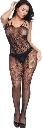 Lingeire for Woman Sexy Bodysuit Bodystockings Fishnet Tights Rave Outfits in Saudi Arabia
