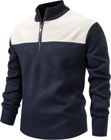 الربع البريدي سترة الرجال البلوز البلوزات متماسكة طويلة الأكمام سترة رجالي ربيع الخريف بولو Sweatershirt in Saudi Arabia