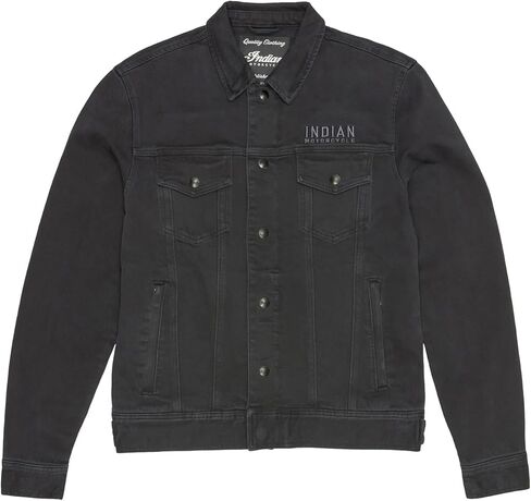 Indian Motorcycle Men's Rockingham Denim Jacket, Black - 2865669 in Saudi Arabia