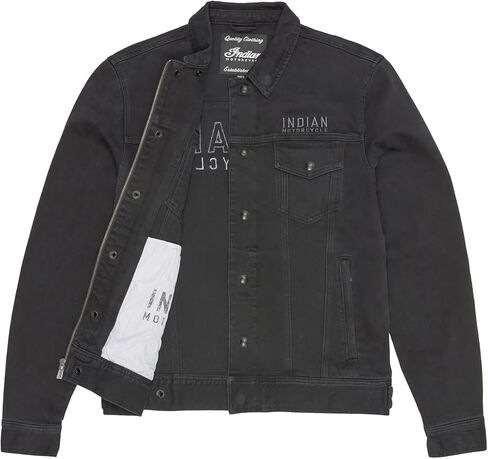 Indian Motorcycle Men's Rockingham Denim Jacket, Black - 2865669 in Saudi Arabia