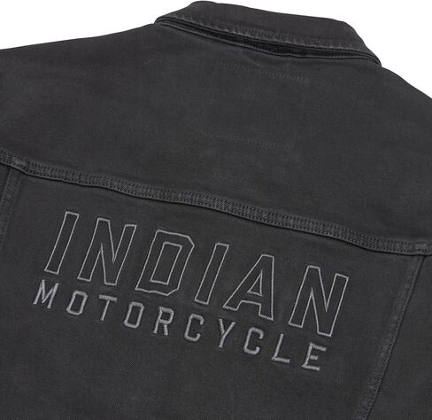Indian Motorcycle Men's Rockingham Denim Jacket, Black - 2865669 in Saudi Arabia