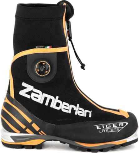 Zamberlan 3030 Eiger Lite Boa GTX RR Mountaineering Shoes - Men's, Black/Orange, 3030BOM-45-10.5 in Saudi Arabia