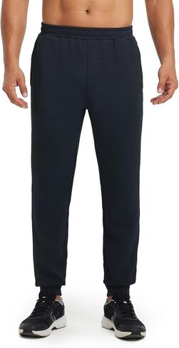 M MAELREG Mens Joggers with 4 Zipper Pockets Moisture Wicking Winter Heather Casual Athletic Joggers Sweatpants for Men in Saudi Arabia
