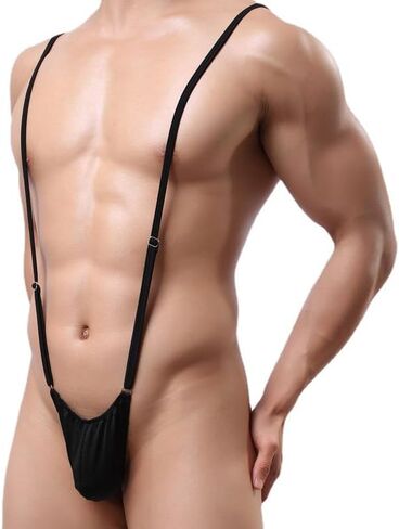 Men's Underwear Sexy Mankini G-String Thong Stretch Jockstrap Adjustable Suspender Pouch Underwear Bulge in Saudi Arabia