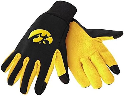 FOCO Iowa Hawkeyes Color Texting Gloves in Saudi Arabia