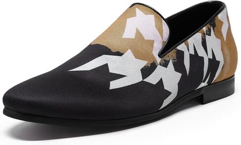 AUSTIN MILL Mens Dress Shoes Slip-on Classic Suede Loafers Printed Wedding Party Shoe in Saudi Arabia