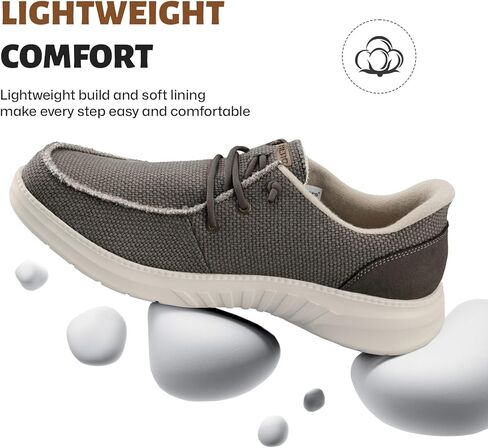 Slip On Shoes for Men with Arch Support, Lightweight Loafers for Men, Breathable Mens Casual Shoes, Orthopedic Mens Loafers with Non Slip Sole in Saudi Arabia