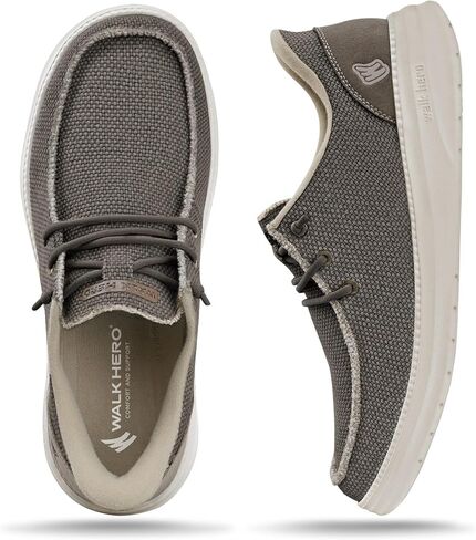 Slip On Shoes for Men with Arch Support, Lightweight Loafers for Men, Breathable Mens Casual Shoes, Orthopedic Mens Loafers with Non Slip Sole in Saudi Arabia