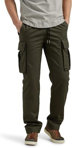 Men's Cargo Pants, Sports Workout Pants Casual Pull Rope with Pockets in Saudi Arabia