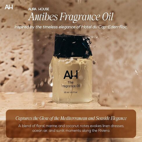 مجموعة Aura House Away - زيوت عطرية مملوءة بالزيوت العطرية (4 × 30 مل) - زيوت موزعة للهواء البارد مستوحاة من الفنادق، متوازنة مسبقًا وسهلة in Kuwait