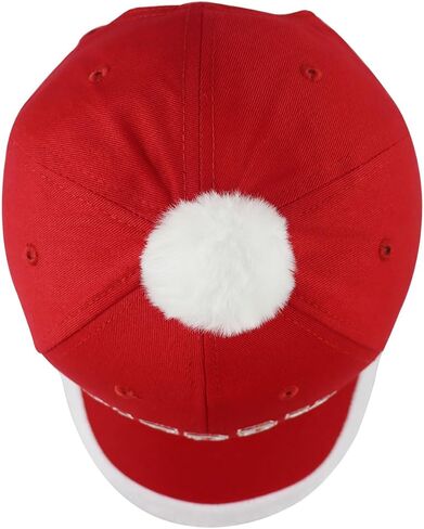 Christmas Santa Hat for Men Women, Funny Adjustable Cotton Embroidered Red Merry Christmas Baseball Cap in Saudi Arabia