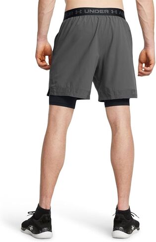 Under armour Vanish Woven Shorts with Heat Gear - Men's (1373764-025, Castlerock/Black/Black) in Saudi Arabia