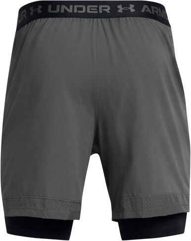 Under armour Vanish Woven Shorts with Heat Gear - Men's (1373764-025, Castlerock/Black/Black) in Saudi Arabia