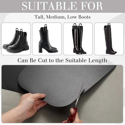 Domensi 30 Pcs Tall Boot Shaper Form Insert Filler Cowboy Boot Stand Support Holder Women Storage Organizer in Saudi Arabia