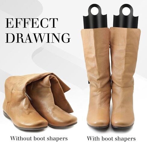 Domensi 30 Pcs Tall Boot Shaper Form Insert Filler Cowboy Boot Stand Support Holder Women Storage Organizer in Saudi Arabia