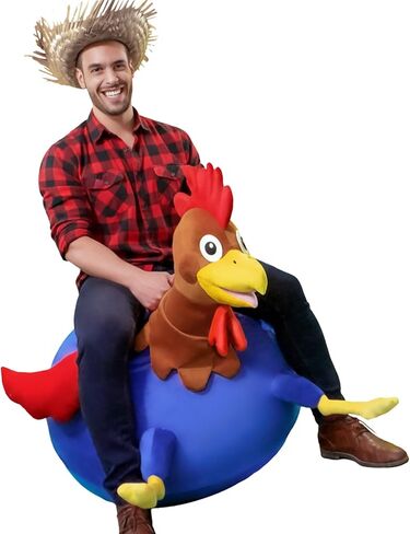 WALIKI Hopper Ball for Adults Ages 13-101 | Hippity Hop | Jumping Hopping Ball (Rooster) in Kuwait