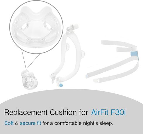 Replacement Full Face Cushion for AirFit F30i - Medium Size - Quiet Venting & Comfortable and Soft - Medium in Saudi Arabia