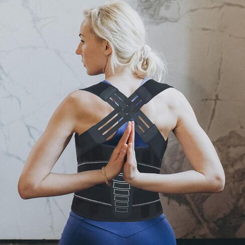 Instant Posture Corrector for Women & Men, Back Brace for Neck Shoulder Upper Back Pain Relief, Adjustable Posture Correcter for Hunchback Slouching, Invisible Under Clothes, Lightweight Comfort (X-Large) in Saudi Arabia