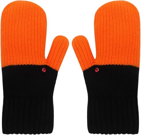 Cute Cartoon Goose Winter Warm Gloves Funny Duck Crochet Knit Mittens Fleece Lined Ski Snow Gloves for Women Girls in Saudi Arabia