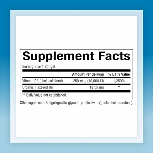 Natural Factors، فيتامين د3 10000 وحدة دولية (250 ميكروجرام)، يدعم العظام القوية والعضلات ووظيفة المناعة، 120 كبسولة هلامية in Saudi Arabia