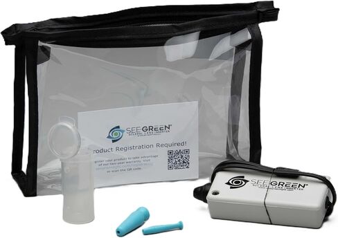 See-Green® أداة إدخال العدسات الصلبة والهجينة الموجهة بالضوء والمسجلة لدى إدارة الغذاء والدواء الأمريكية - محمولة باليد (بدون حامل) لمركز العين بدقة على العدسة لإدخال عدسة سريعة وموثوقة in Saudi Arabia